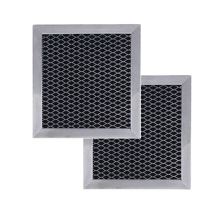 Duraflow Filtration Filters for Whirlpool 820623A 8206230 - 5-1/8 x 5-3/8 x 3/8, PK2 CF2541 2-Pack
